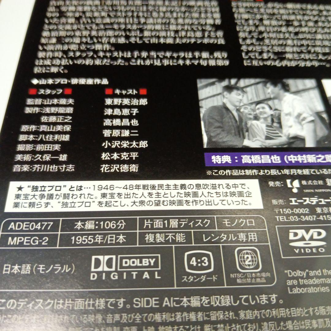 ナ402♪　浮草日記 [レンタル落ち]　DVD 山本薩夫　津島恵子　東野英治郎