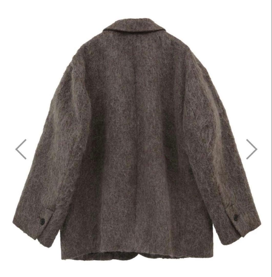 ジャケット・アウター CLANE MIX SHAGGY OVER TAILORED JACKET