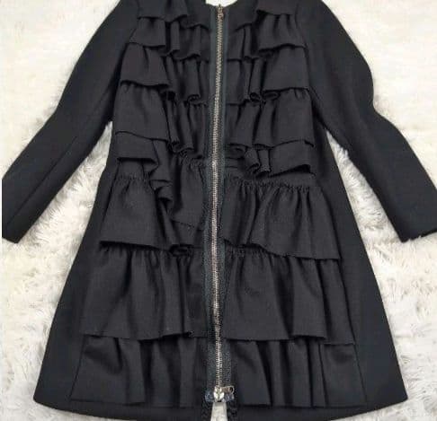 美品　スリーワンフィリップリム ティアードジップジャケット 裏地シルク100％
