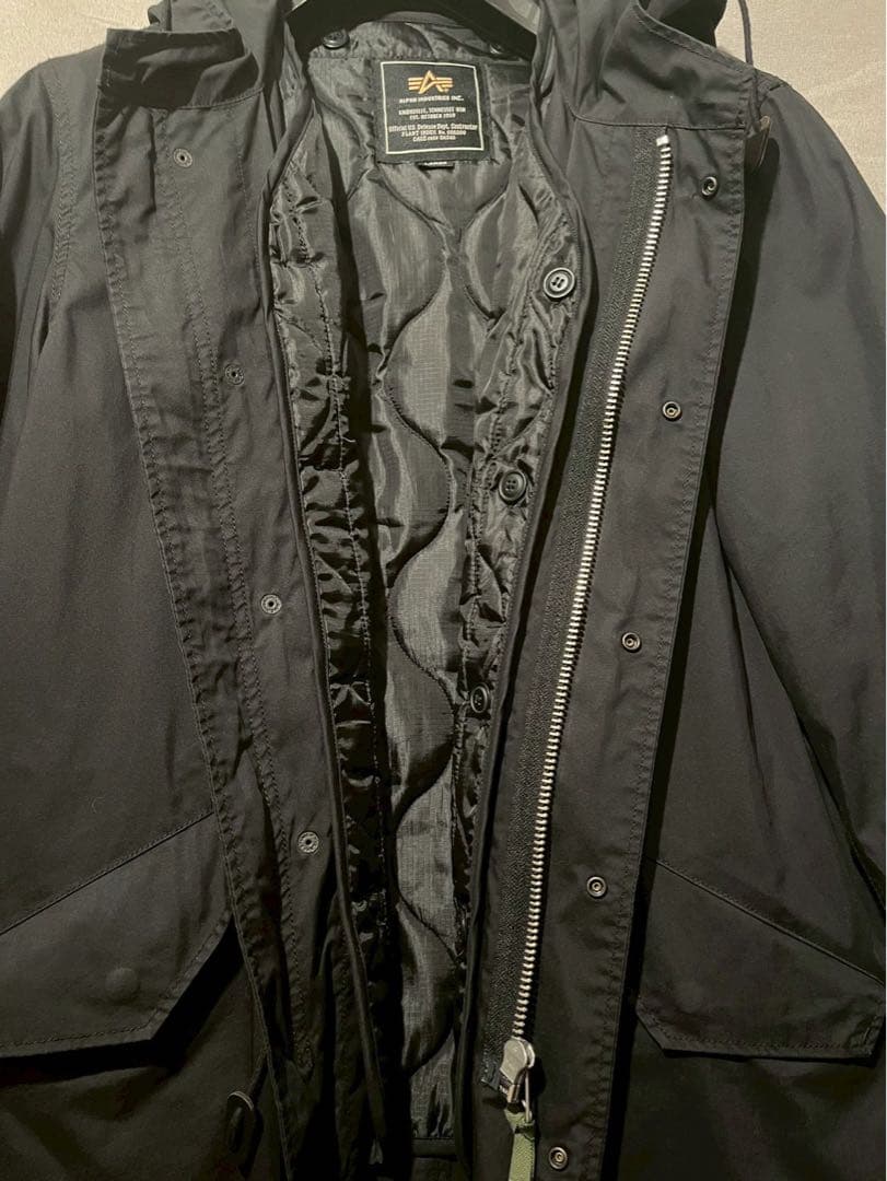 ALPHA INDUSTRIES M-51 モッズコート フード付き　L