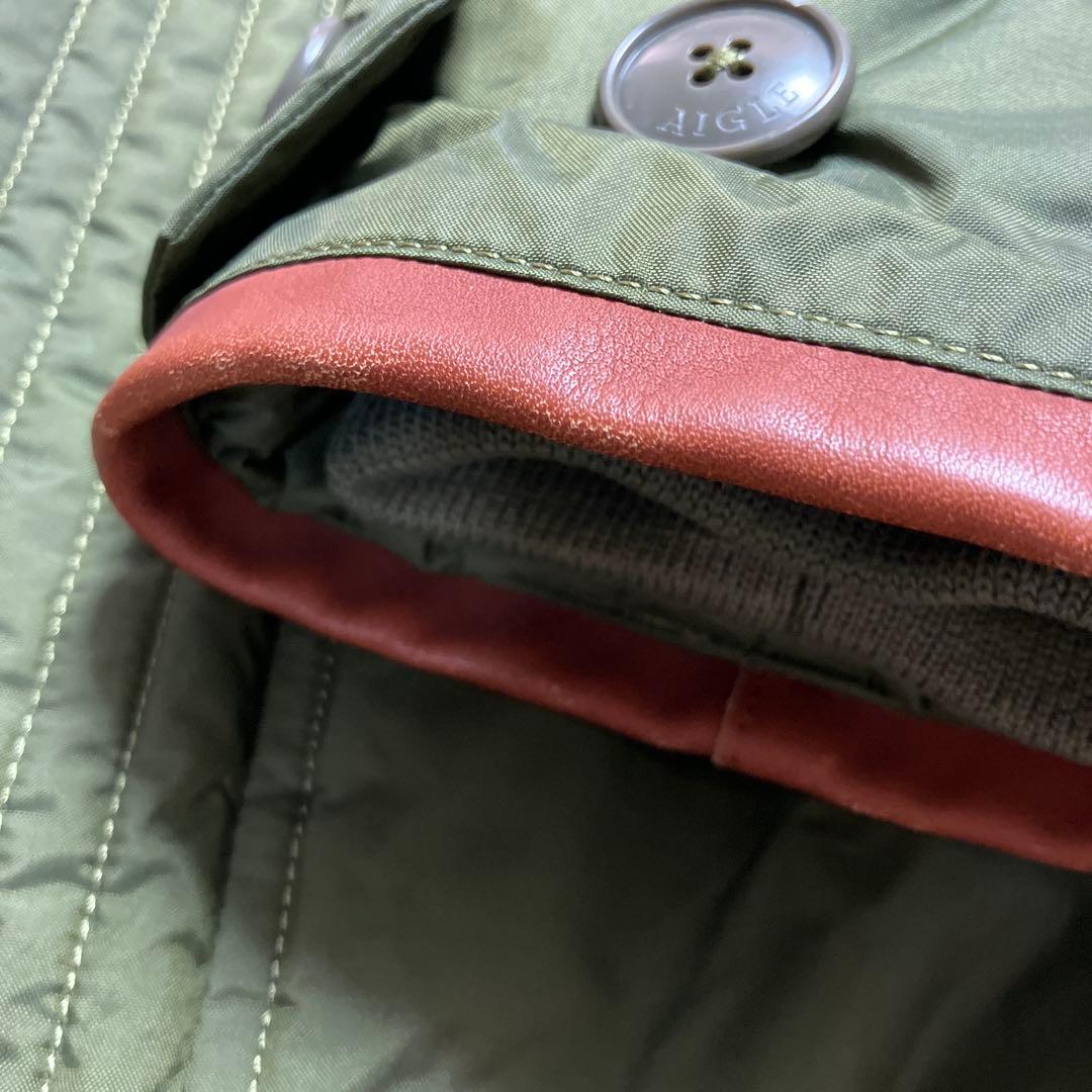 AIGLE ダウン モッズコート L