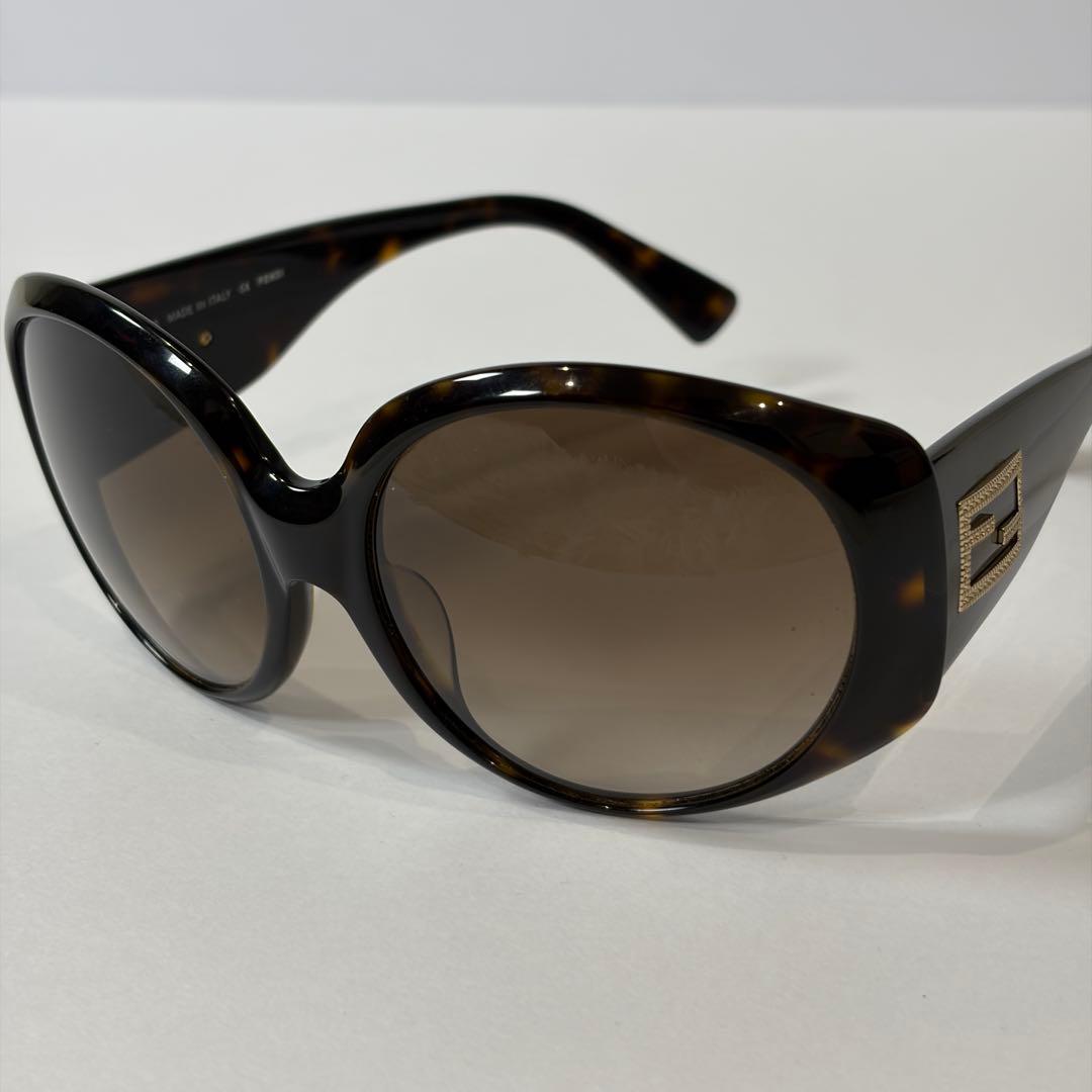 FENDI サングラス FS5088 FFロゴ べっ甲 ブラウン イタリア製