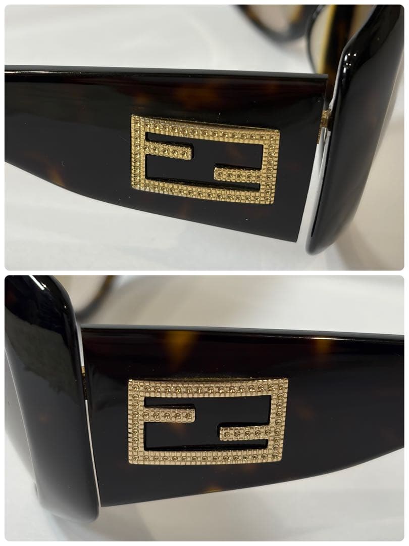 FENDI サングラス FS5088 FFロゴ べっ甲 ブラウン イタリア製