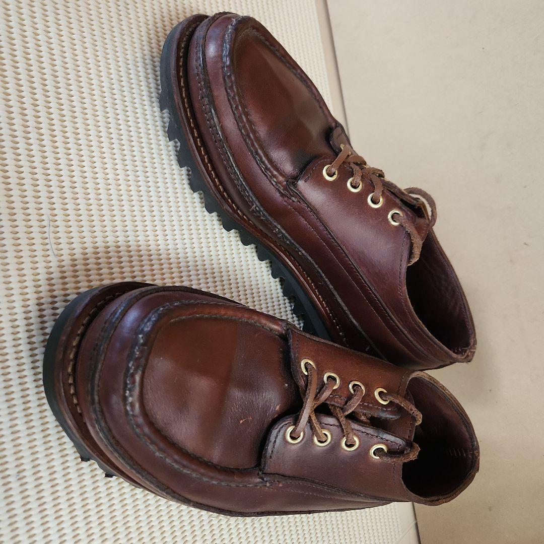 Russell Moccasin ブラウンデッキシューズ 8 1/2