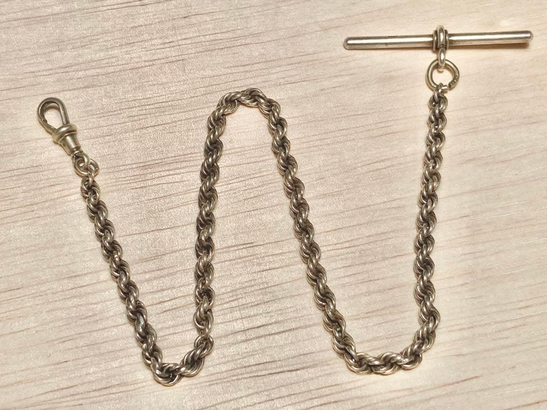 純銀製*アルバートチェーン *スターリングシルバー(925銀) アルバティーナ