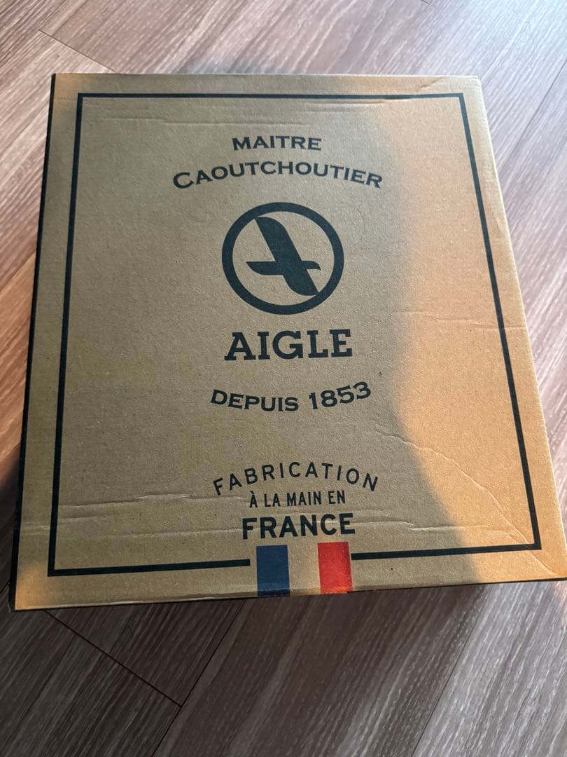 AIGLE 赤 長靴 フランス製