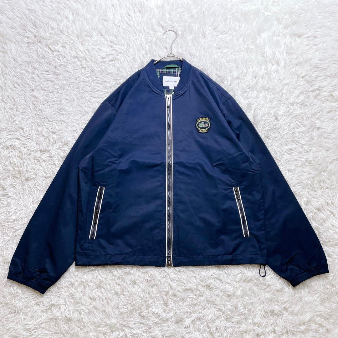 新品タグ付き✨ ラコステ ライトウェイトボマージャケット size52 ネイビー