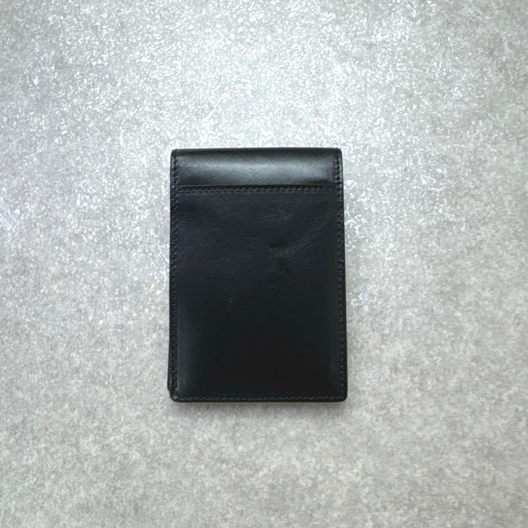 GUCCI グッチ レザー ブラック メモ帳ケース & メモ帳 シリアル刻印