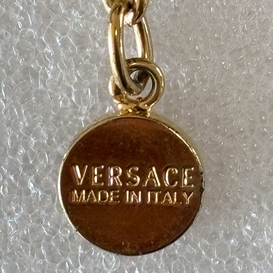VERSACE クリスタル・ラ・メデューサ・グレカネックレス