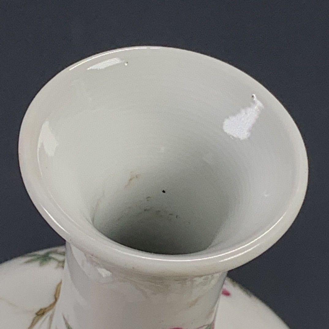 粉彩花鳥富貴吉祥花瓶  景徳鎮 陶磁器 装飾品 現代工芸品 美術品 置物