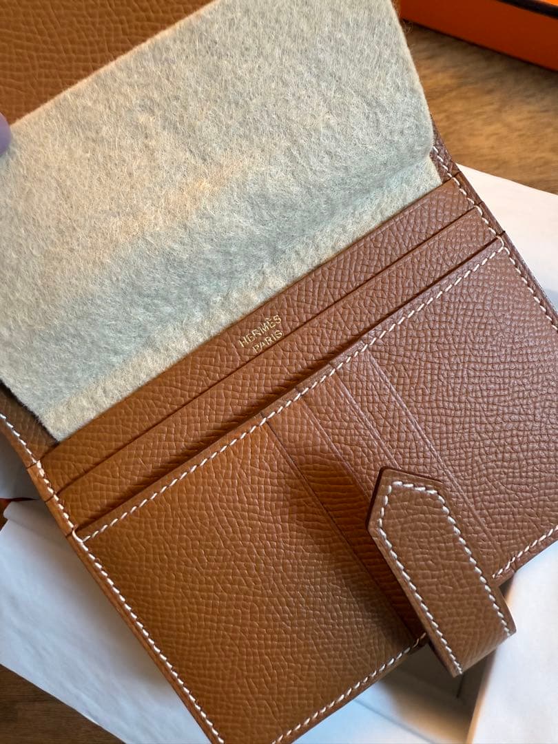 HERMES べアンコンパクトゴールド 新品未使用