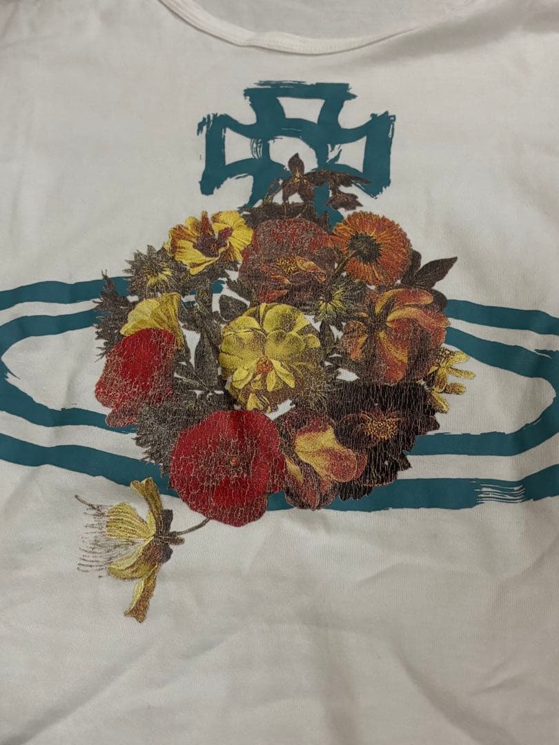 Vivienne Westwood オーブ 花柄 Tシャツ ヴィヴィアン