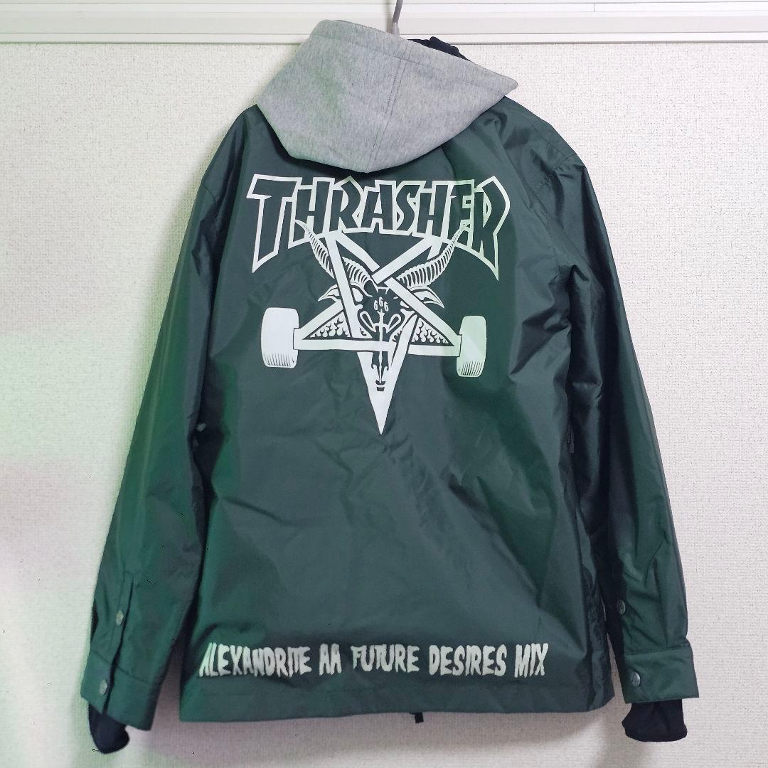 あ*ん様 THRASHER x AA HARDWEAR コーチジ ャケット スノ