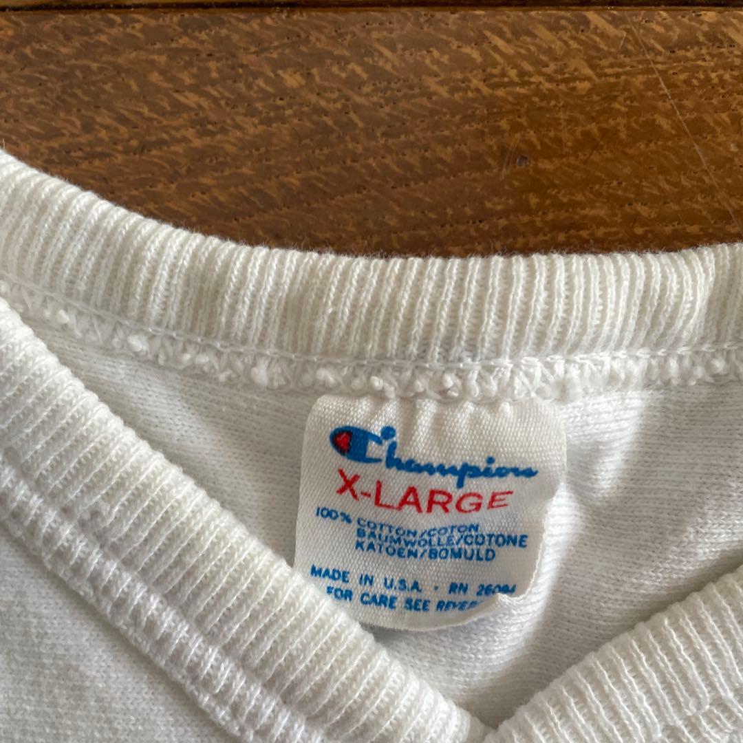 チャンピオン　フットボールシャツ　ビンテージ　　　　navy