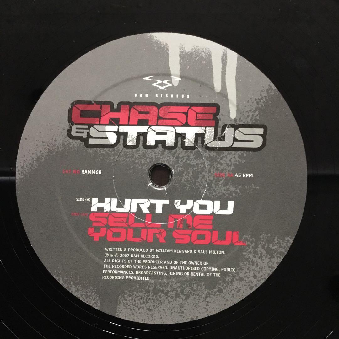 洋楽レコード　CHASE & STATUS HURT YOU WRRC