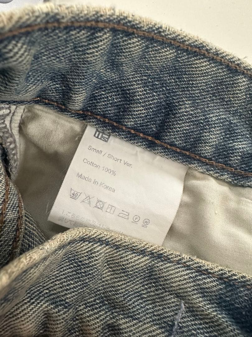 OHTORO  washing jeans Sサイズshort