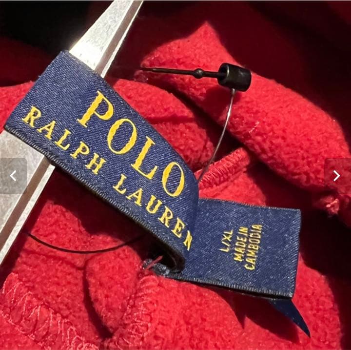 焼*魚様 RALPH LAUREN COOKIE PATCH FLEECE CA