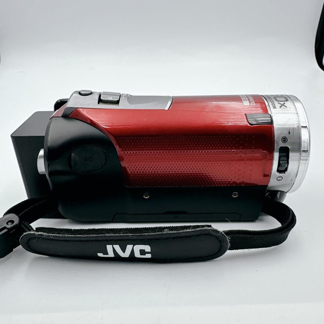 【概ね美品】JVC Everio GZ-HM155-R ビデオカメラ レッド