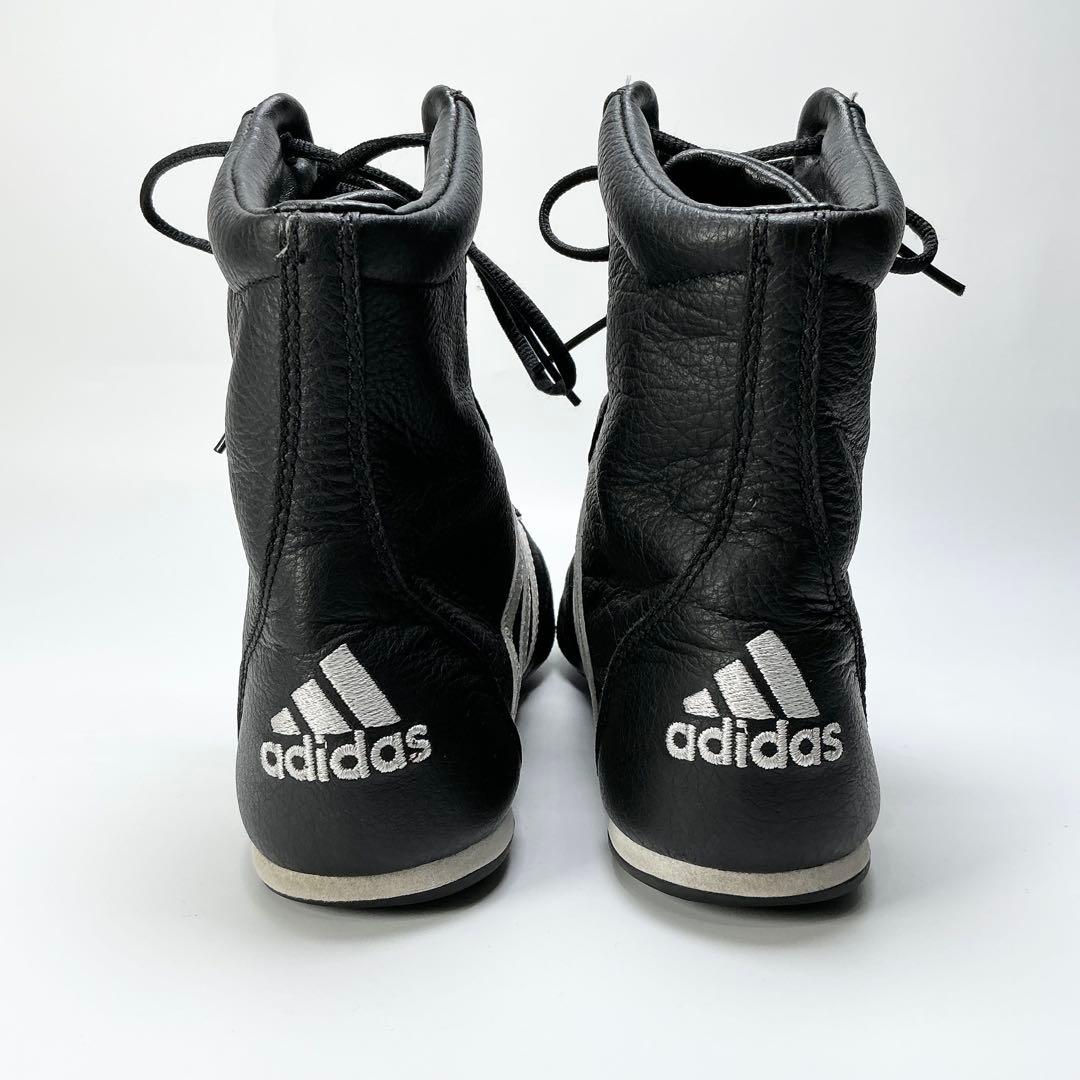 adidas　ボクシングシューズ　レスリング　ハイカット　ブラック　23cm