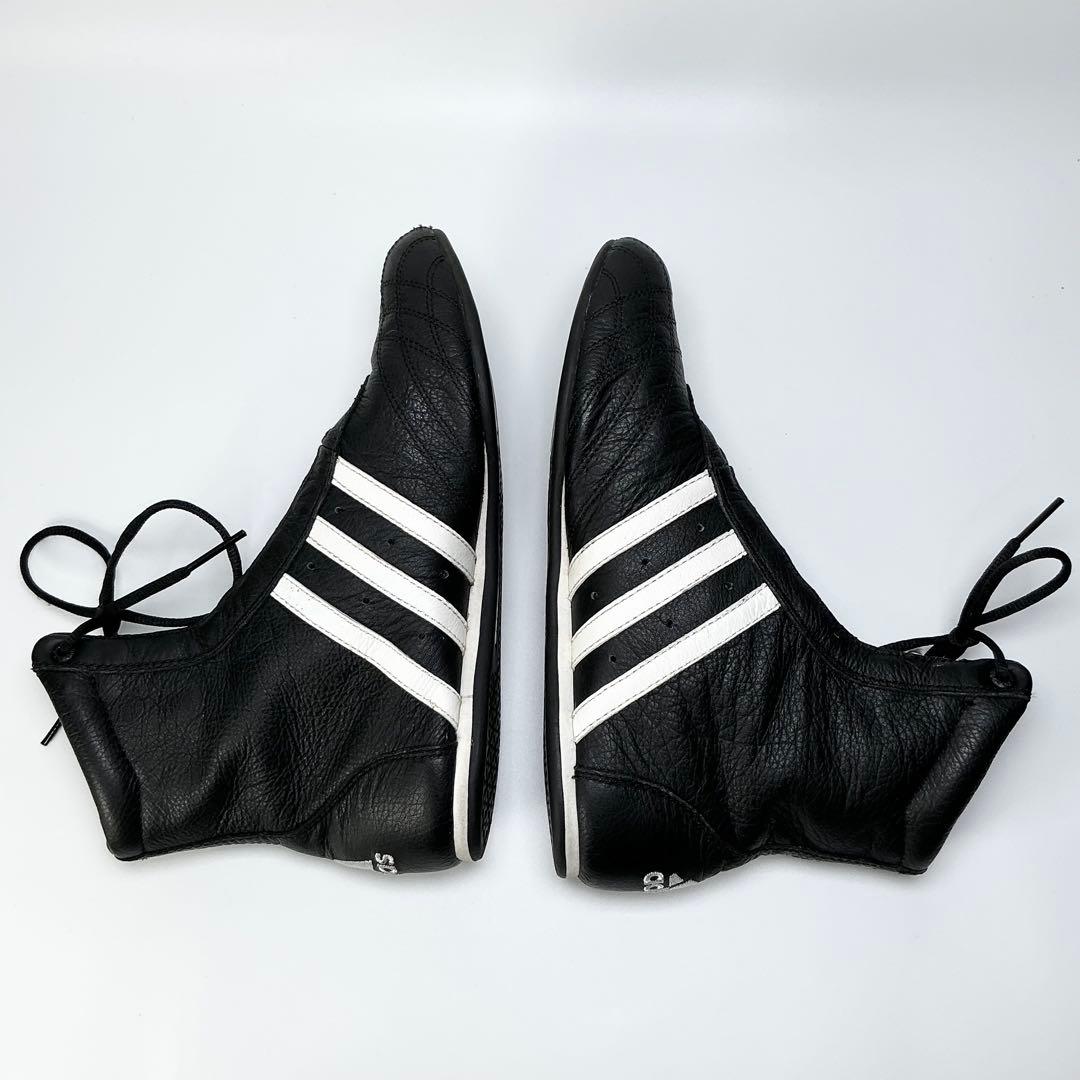 adidas　ボクシングシューズ　レスリング　ハイカット　ブラック　23cm