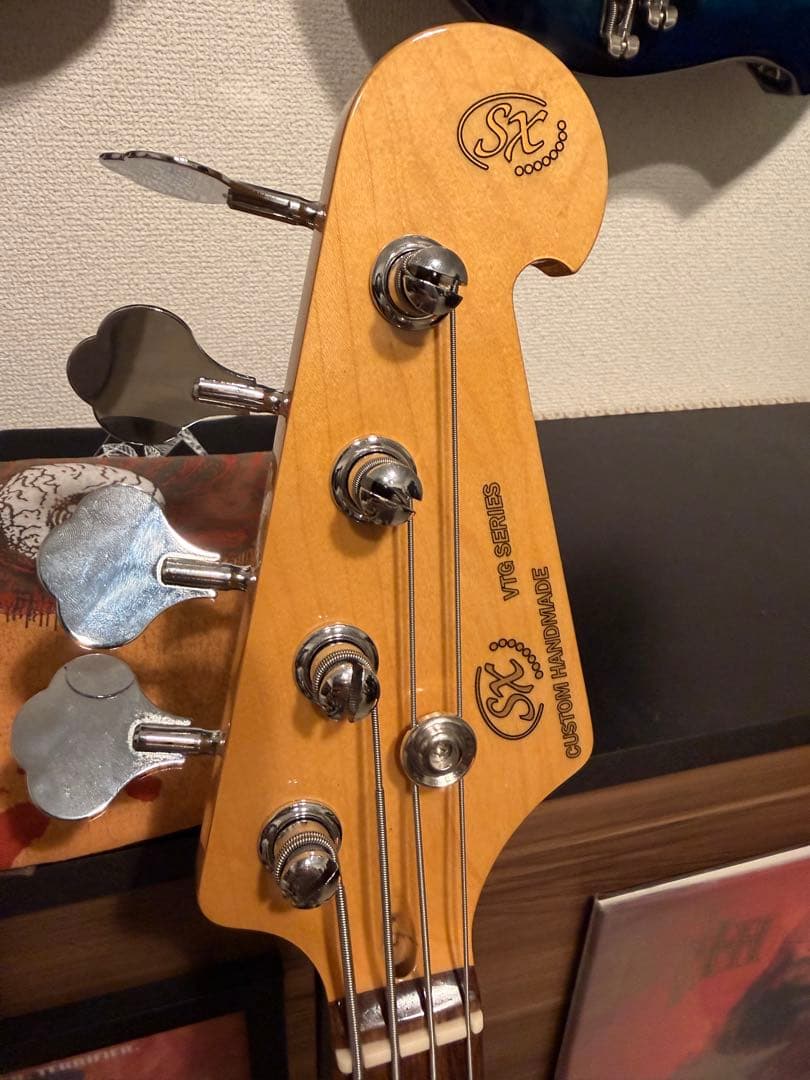 SX SJB62+/FL 2/3TS フレットレスベース