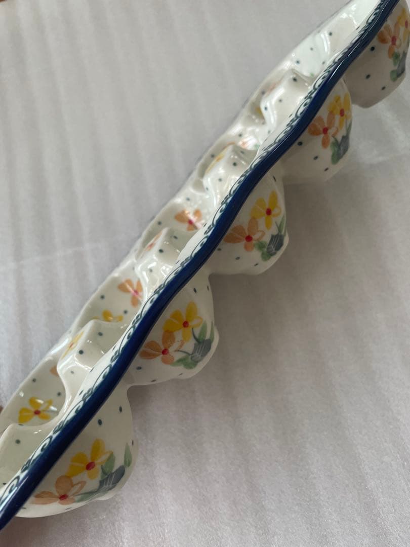 花柄陶器製エッグホルダー　「Maxi」」