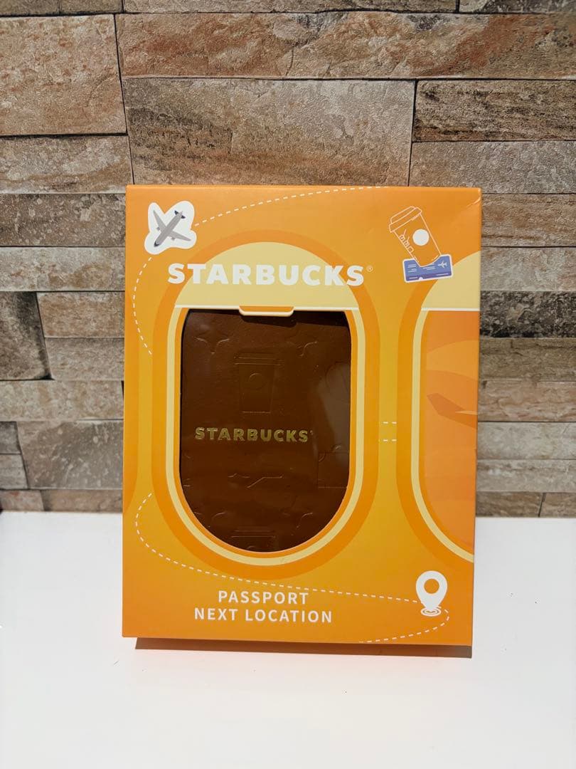スターバックス スタバ中国限定　パスポート入れ　トラベルポーチ　ブラウン