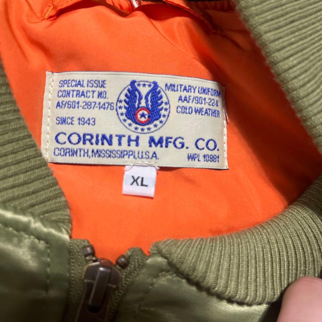 CORINTH MA-1 フライトジャケット XL オリーブ