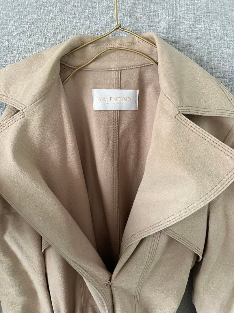 VALENTINO ヴァレンティノ＊ヴィンテージベージュトレンチコート　40