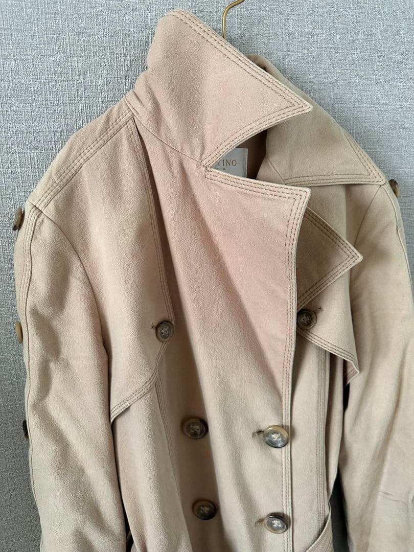 VALENTINO ヴァレンティノ＊ヴィンテージベージュトレンチコート　40