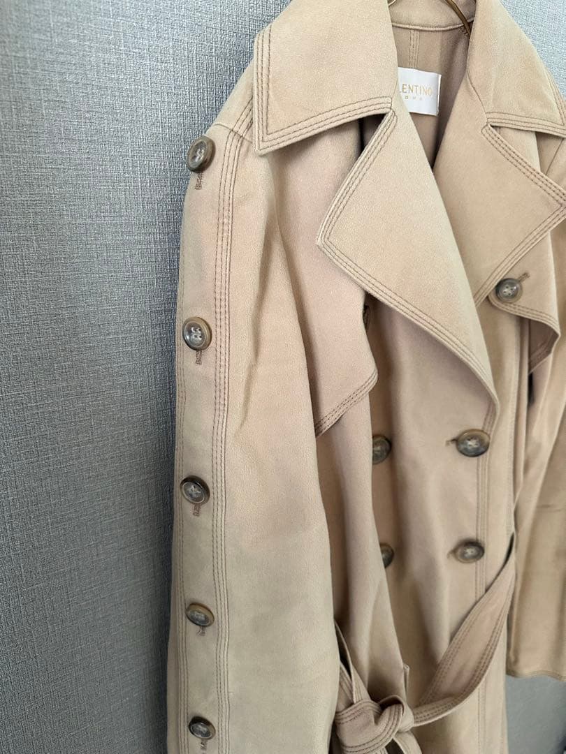 VALENTINO ヴァレンティノ＊ヴィンテージベージュトレンチコート　40