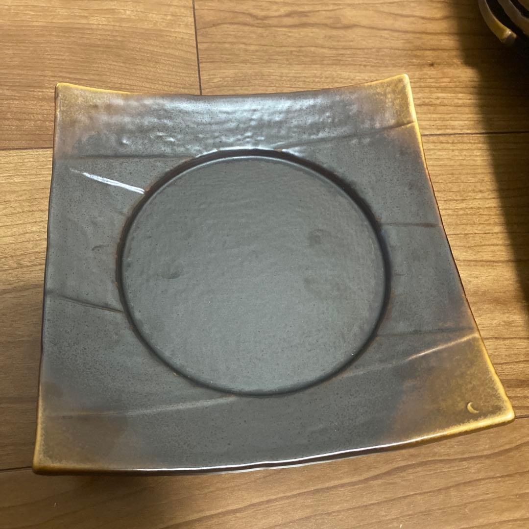 瀬戸焼　6.0 四方皿