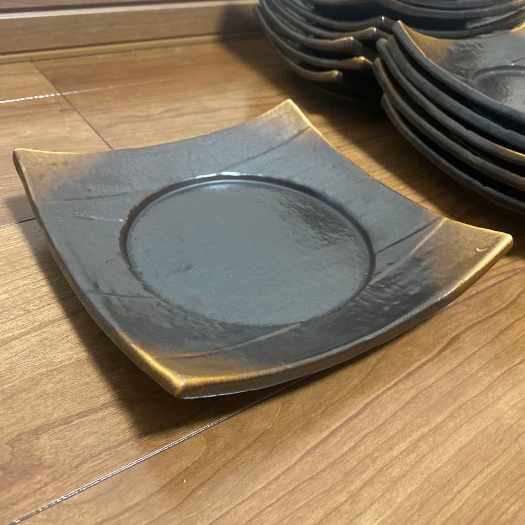瀬戸焼　6.0 四方皿