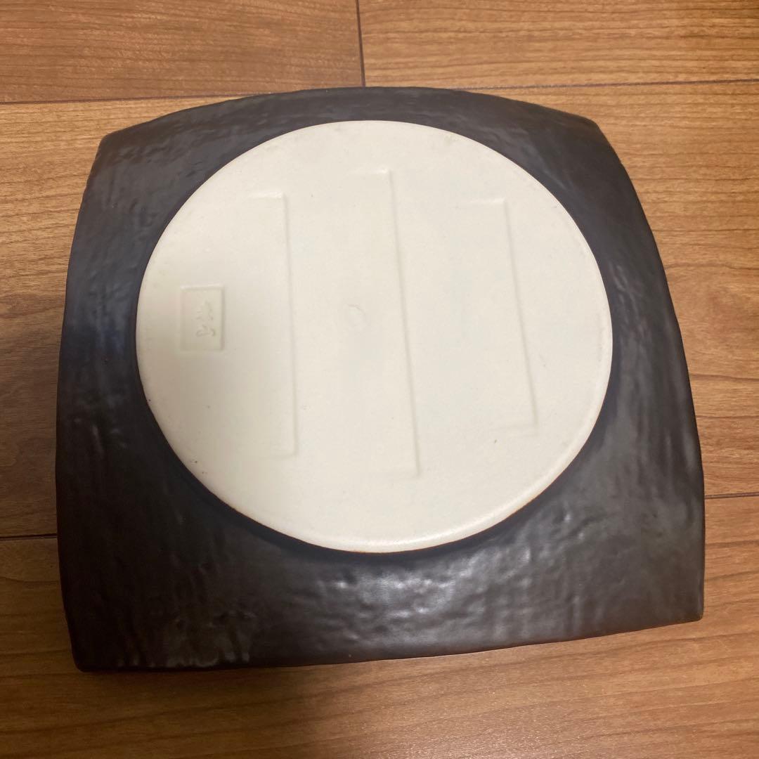 瀬戸焼　6.0 四方皿