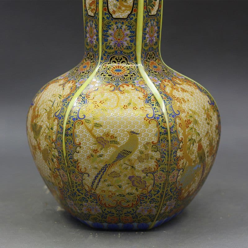 雍正琺瑯彩六方天球 景徳鎮 陶磁器 装飾品 現代工芸品 美術品 置物