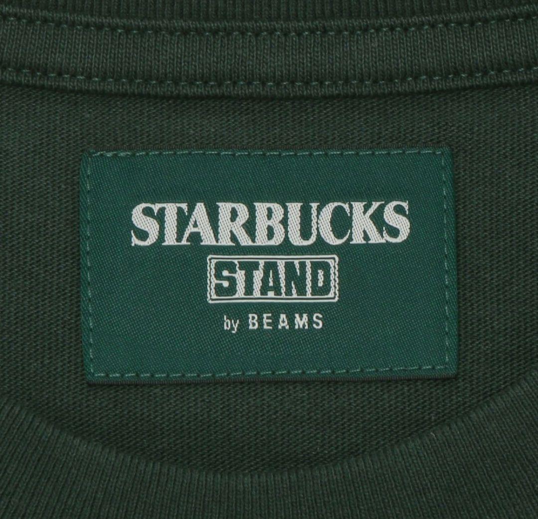 スターバックス　スタバ　トミカ　ビームス　Ｔシャツ　グリーン　M