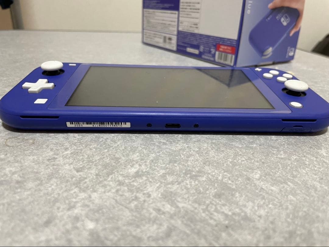 Nintendo Switch Lite 青色 本体 元箱付き 水没 ブルー
