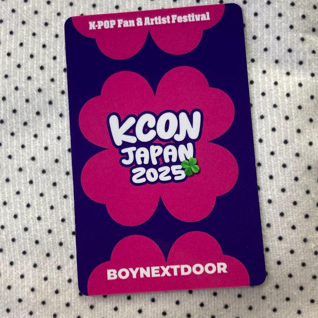 KCON JAPAN 2025 BOYNEXTDOOR テサン トレカ