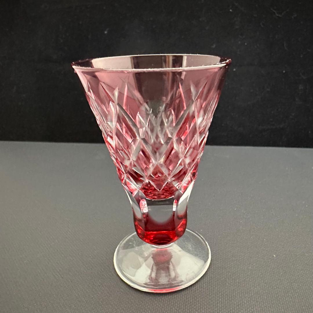 【美品】薩摩切子 酒器 盃 グラス 6個セット