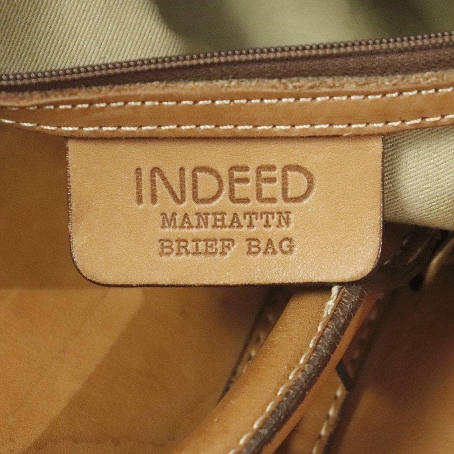 INDEED レザー ボストンバッグ　本革　ヌメ革　インディード　日本製
