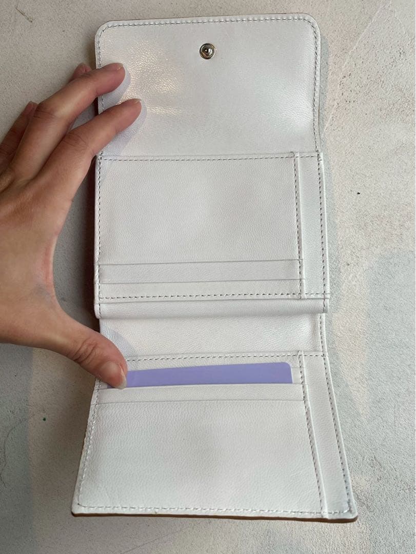 【新品未使用】Paul Smith ホワイト 三つ折り財布　定価26400円