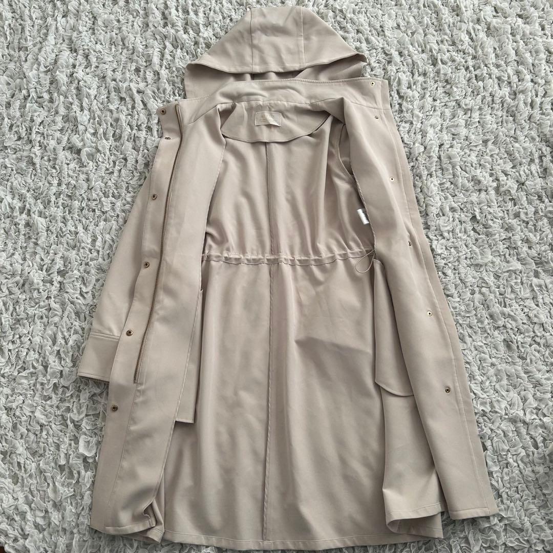 any sis エニィスィス 2WAY フーデットロング アウター アイボリー