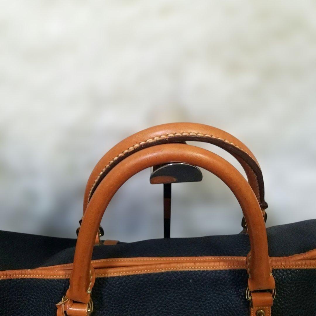 【美品・USA製】DOONEY＆BOURKE ボストンバッグ 2way シボ革