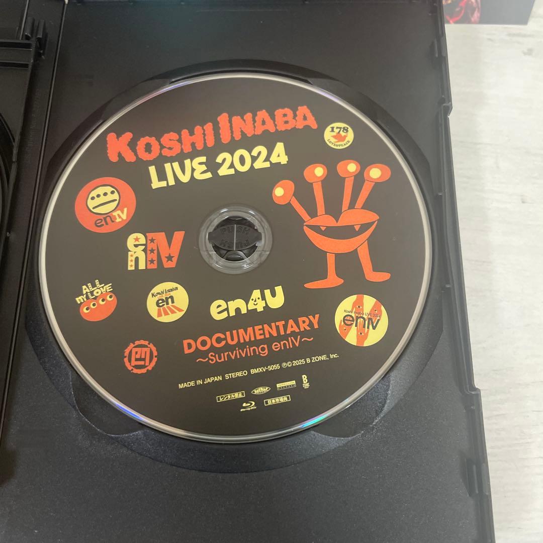 特典つき稲葉浩志/Koshi Inaba LIVE 2024～enⅣ～〈2枚組〉