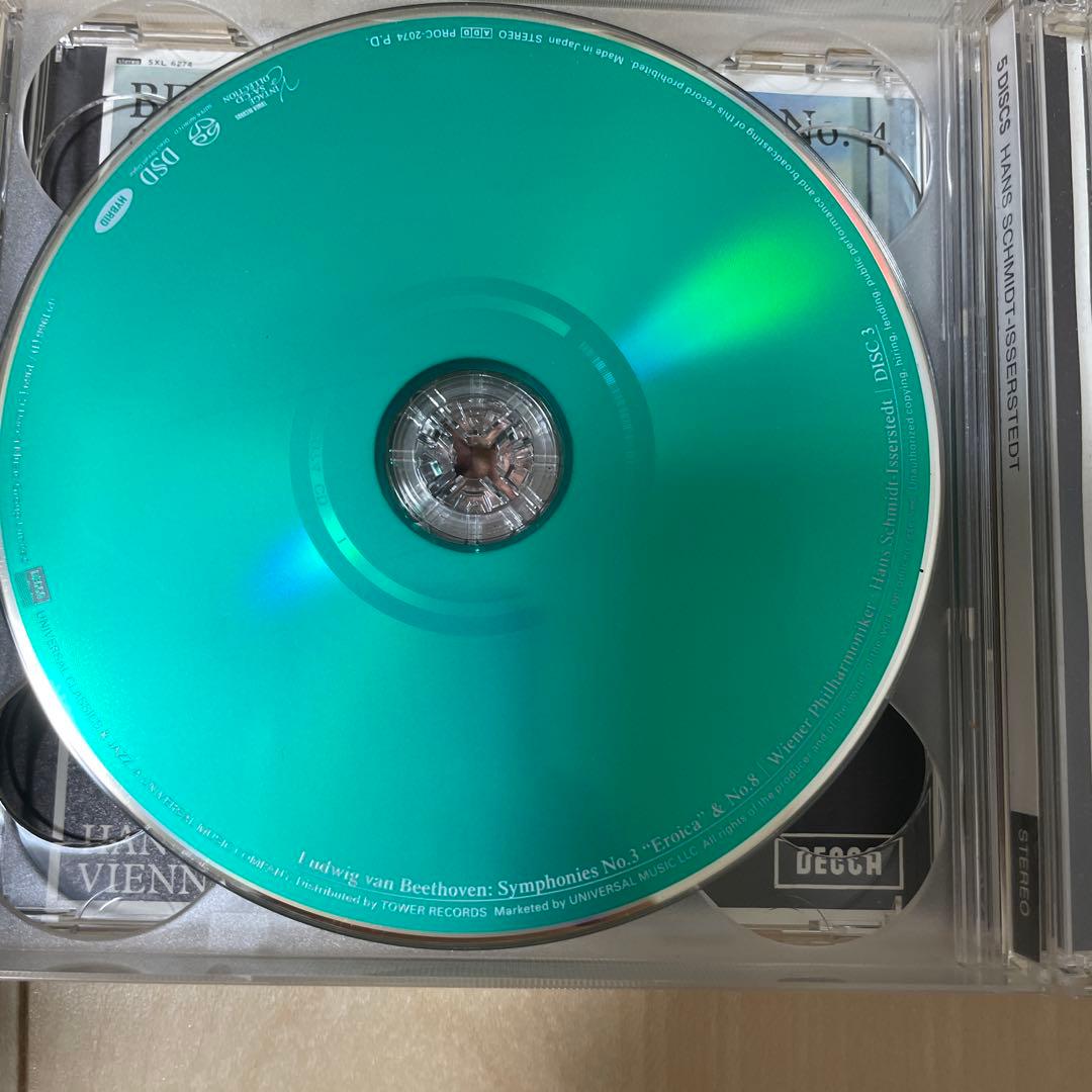 【5SACD】ベートーヴェン：交響曲全集　イッセルシュテット　タワレコ限定盤