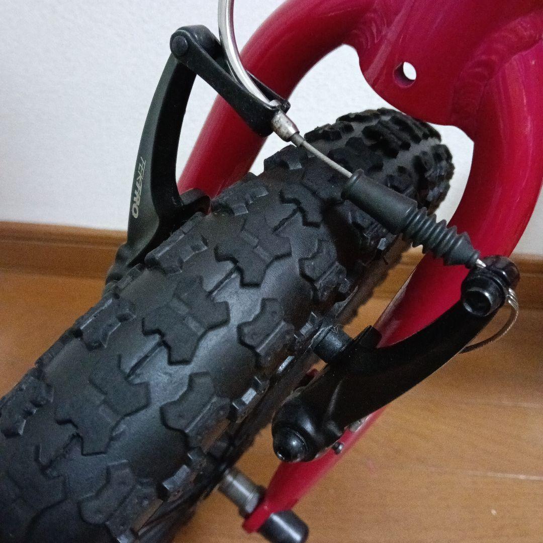 GK　東京都町田市　室内保管　ヨツバサイクル ピンク 16インチ