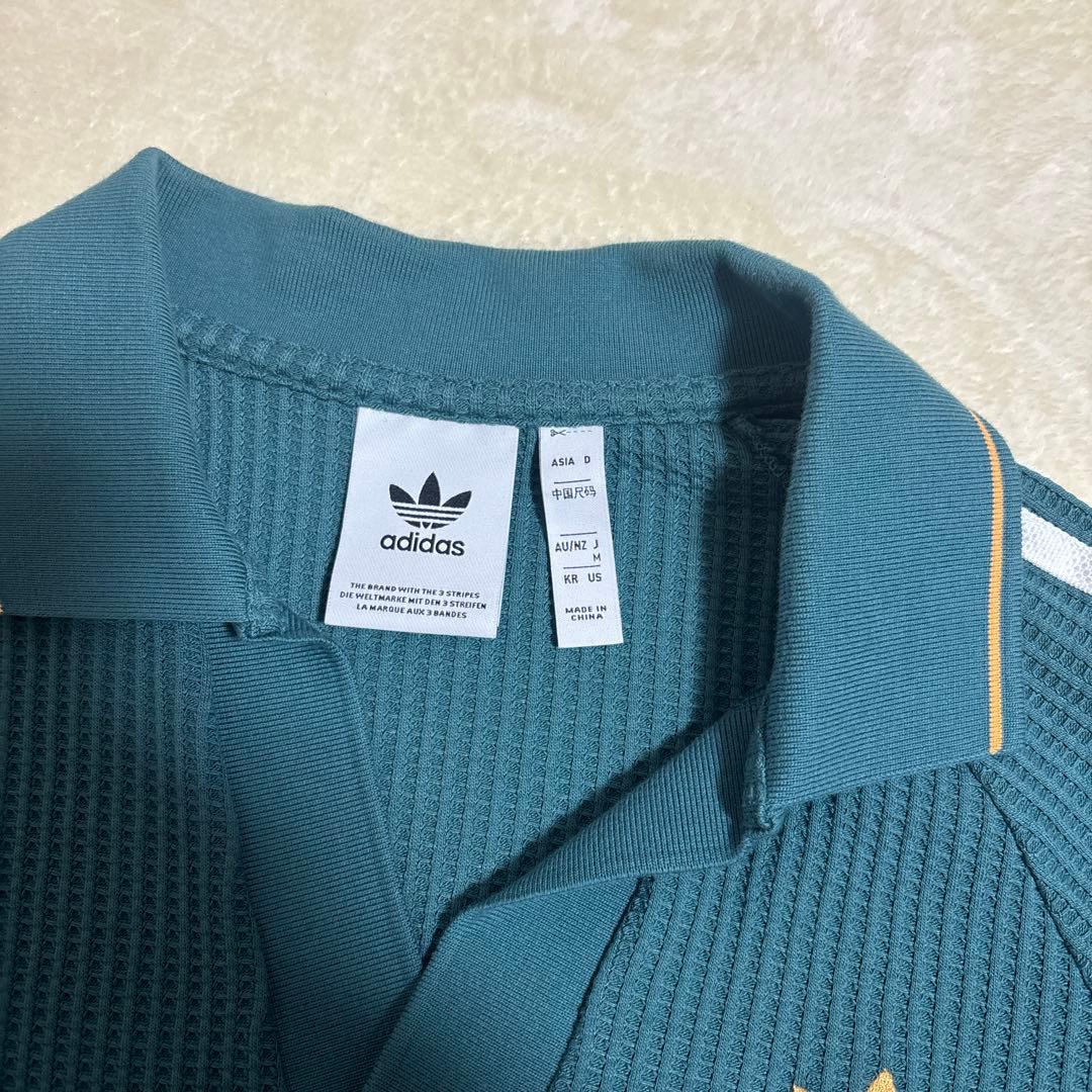 adidas ダークグリーン ポロシャツ L
