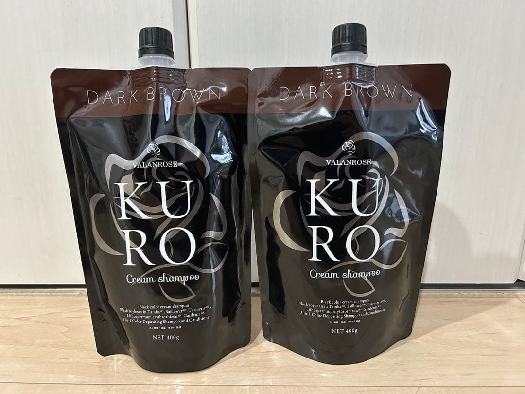 KURO Cream Shampoo ダークブラウン 400g