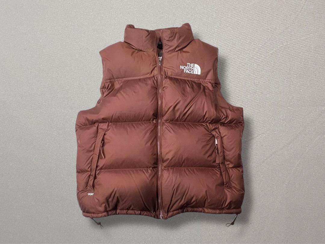 美品US企画【THE NORTH FACE】ヌプシダウンベス700 ブラウンXL