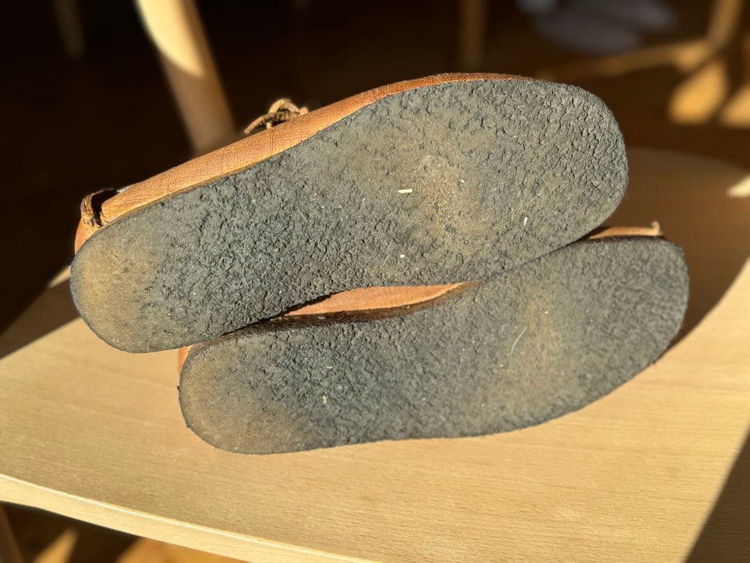 Clarks ORIGINAL ブラウン レザー モカシン